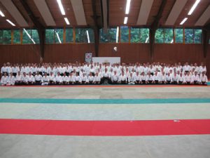 Read more about the article Over 140 people from 15 countries attended a seminar with Saito Hitohira Kaicho in Stuttgart, Germany.