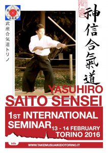 Read more about the article YASUHIRO SAITO SENSEI 1st INTERNATIONAL SEMINAR 13-14 FEBRUARY TORINO 2016
