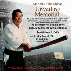 Read more about the article Unveiling Memorial for Morihiro Saito Shihan